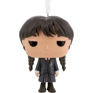 2024 Hallmark Funko pop! WEDNESDAY ADDAMS Christmas Boxed Ornament NEW